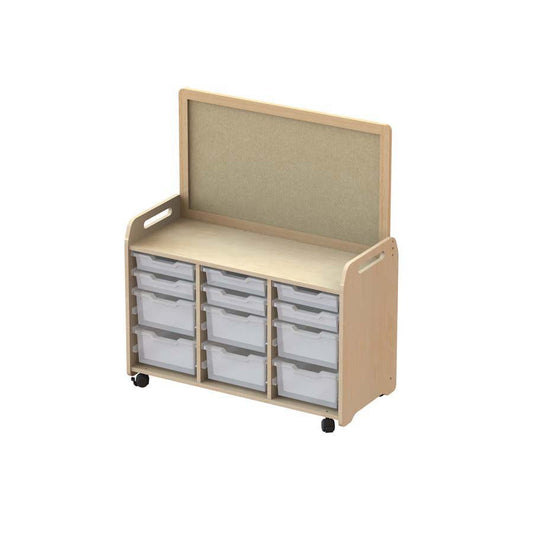 Millhouse Tray Storage Unit With Display Divider 6 Shallow 6 Deep Trays