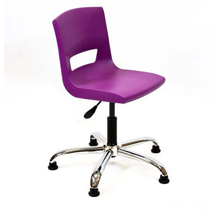 Postura Classroom IT Swivel Chair Chrome